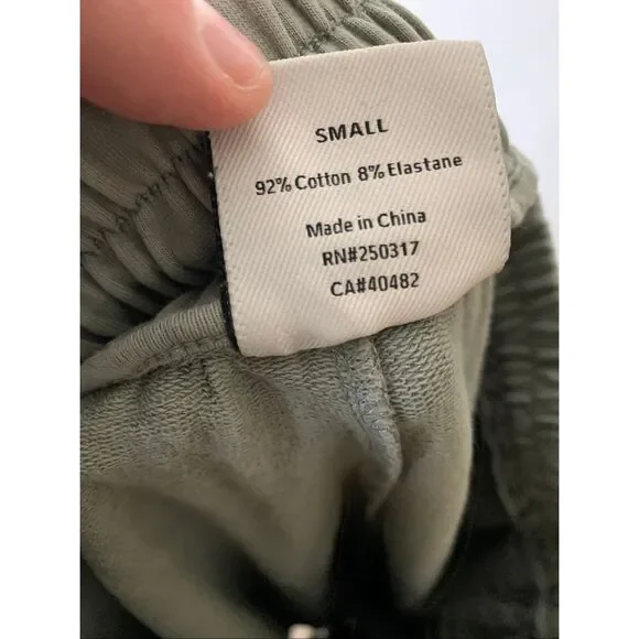 Varley Nevada joggers cotton blend women's size small